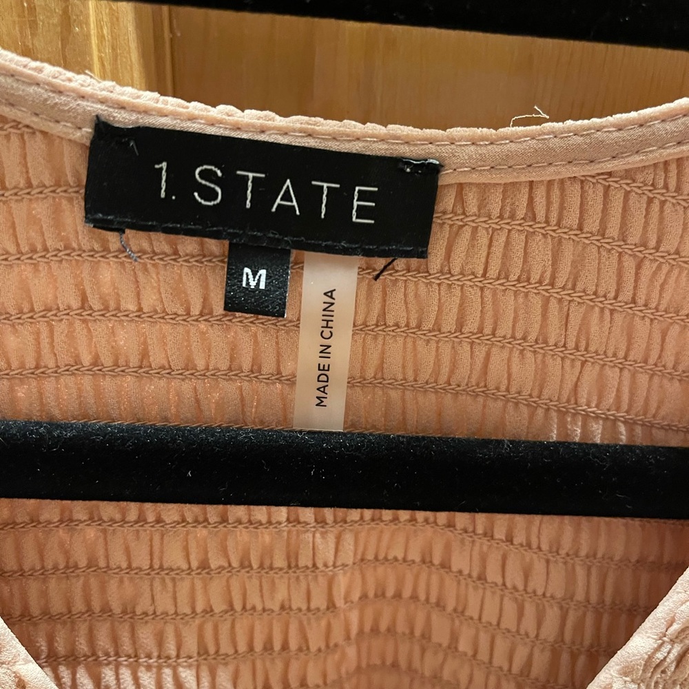 1. StateTextured Top Peach Color - Picture 3 of 3